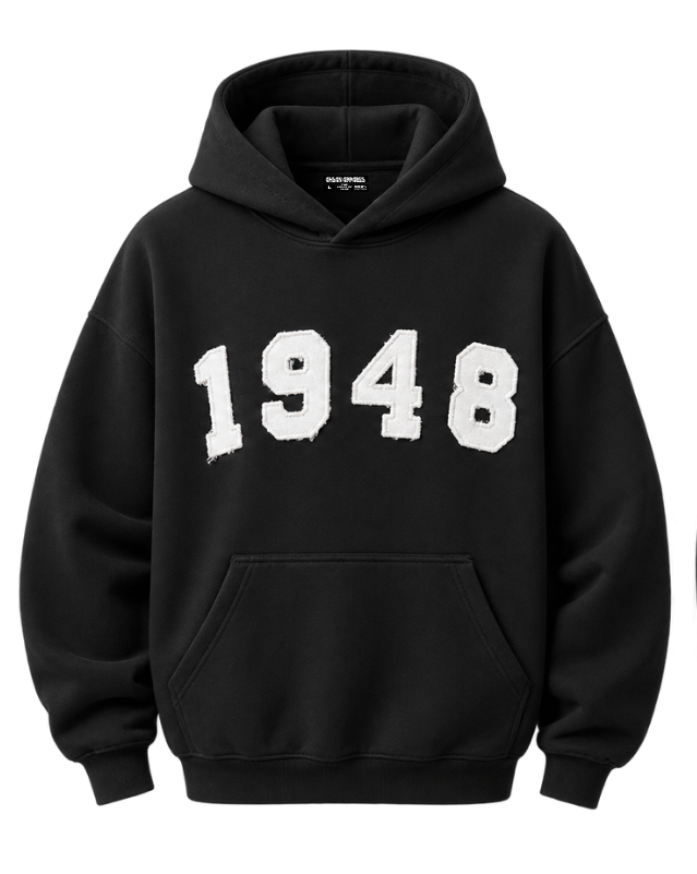The Voice of 1948 Hoodie - Black