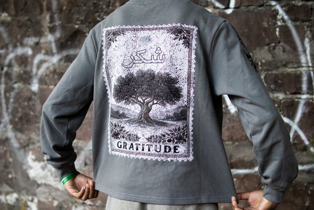 Gratitude Long Sleeve - Gray