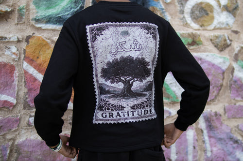 Gratitude Long sleeve - Black