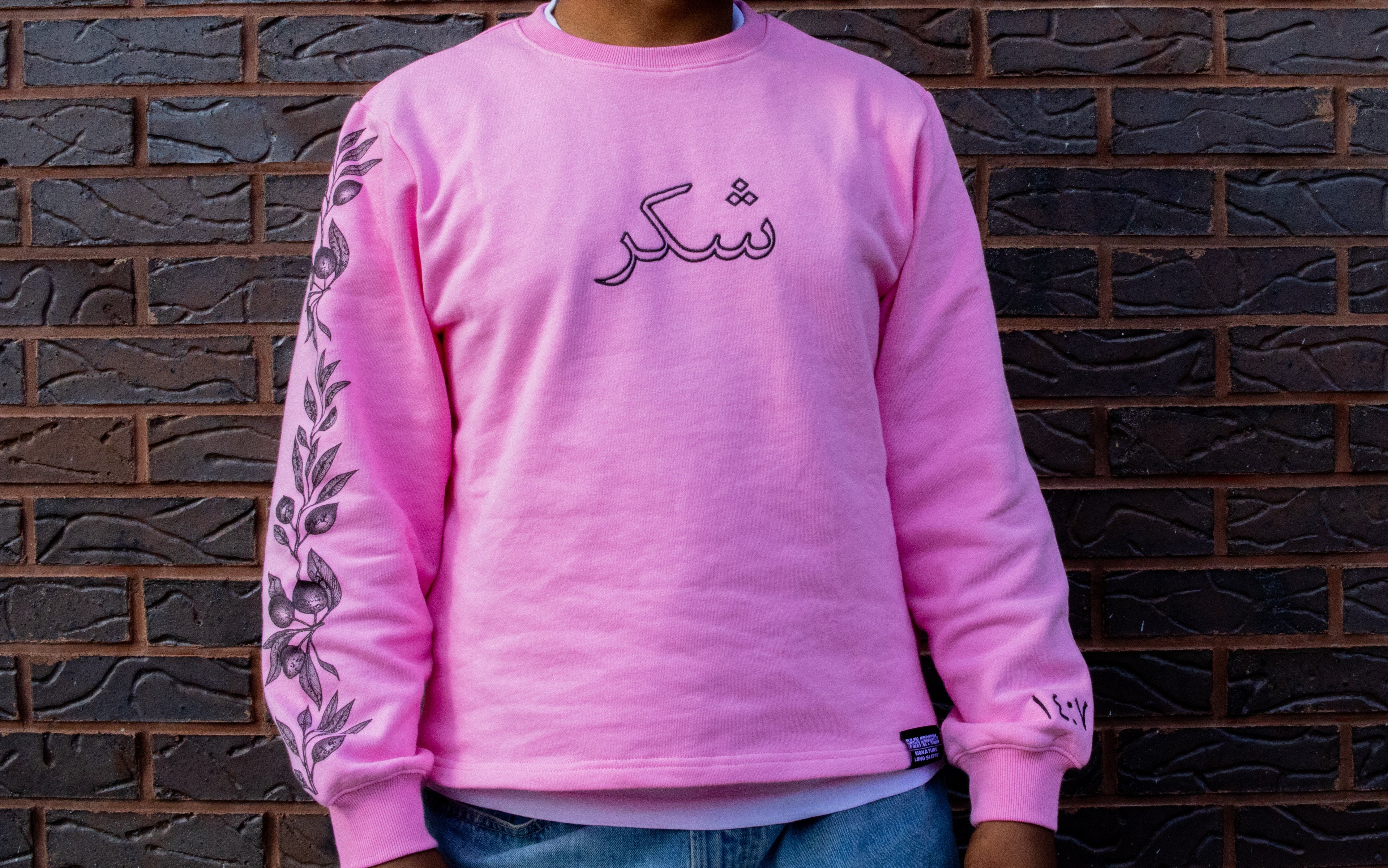 Gratitude Long sleeve - Pink