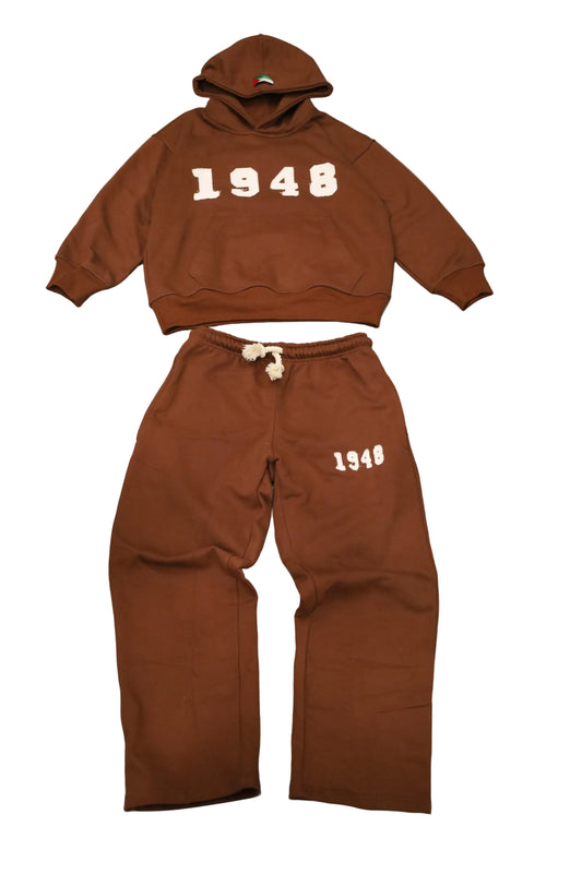 Voice of 1948 Hoodie + Pants Set — Black