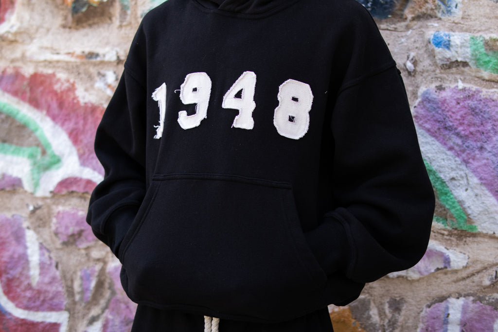 Voice of 1948 Hoodie + Pants Set — Black