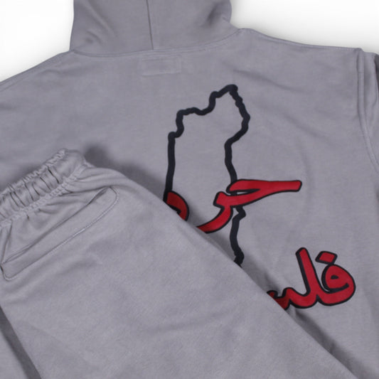 Voice of 1948 Hoodie + Pants Set — Gray