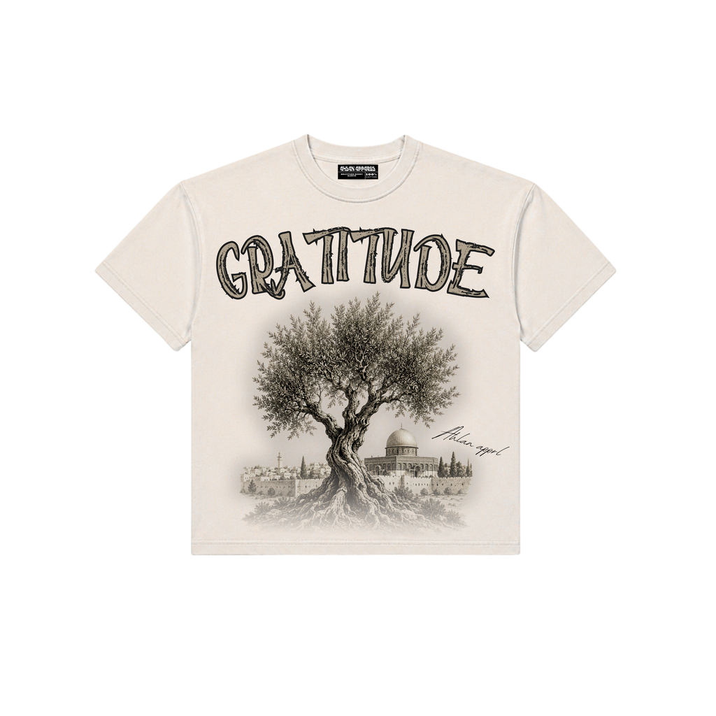 Gratitude Short Sleeve - White