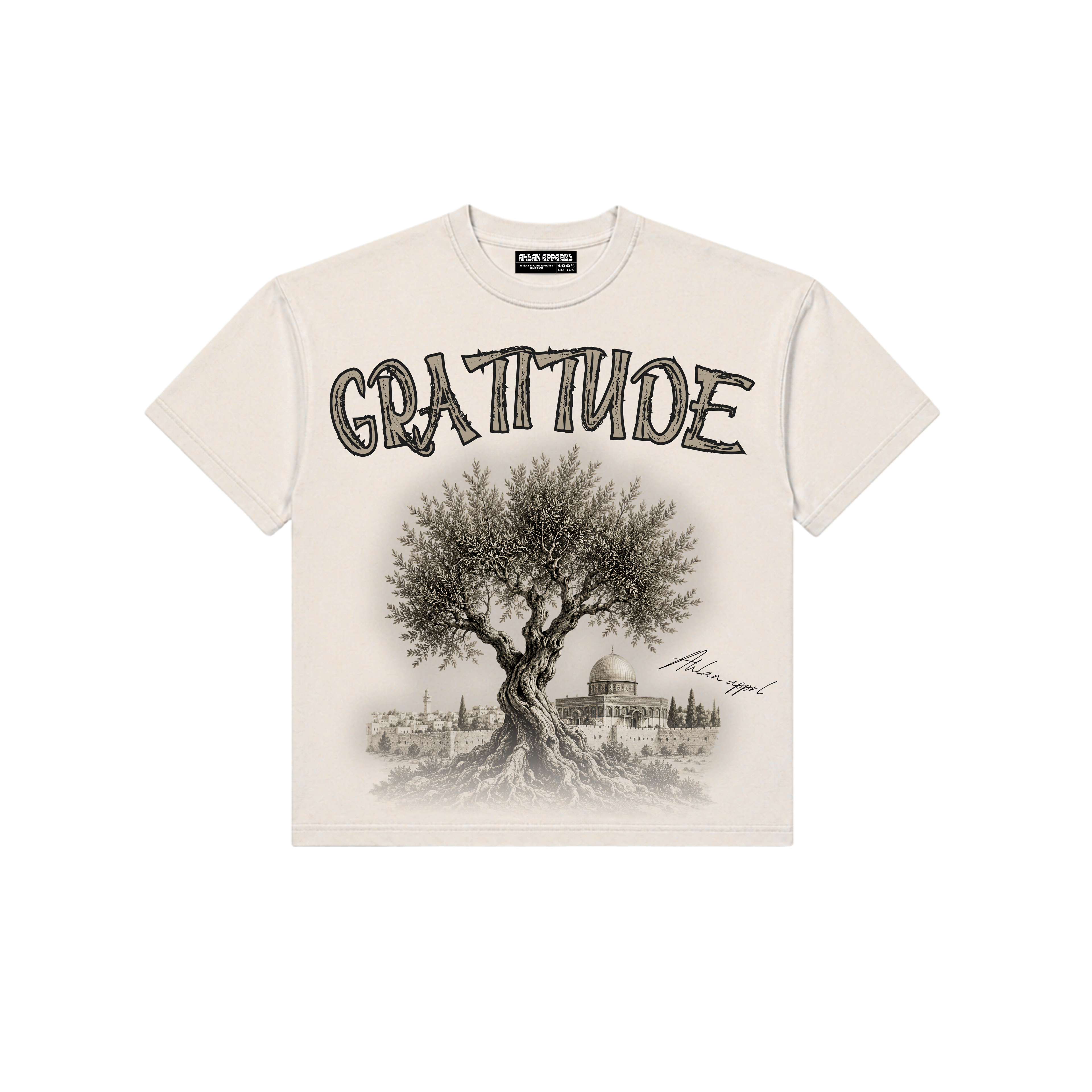Gratitude Short Sleeve - White