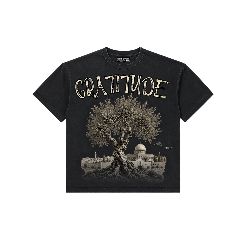 Gratitude Short Sleeve - Black